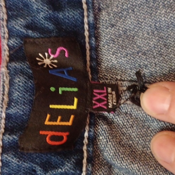 DOLLSKILL Delia's HANG LOOSE WIDE LEG JEANS XXL - Picture 4 of 7
